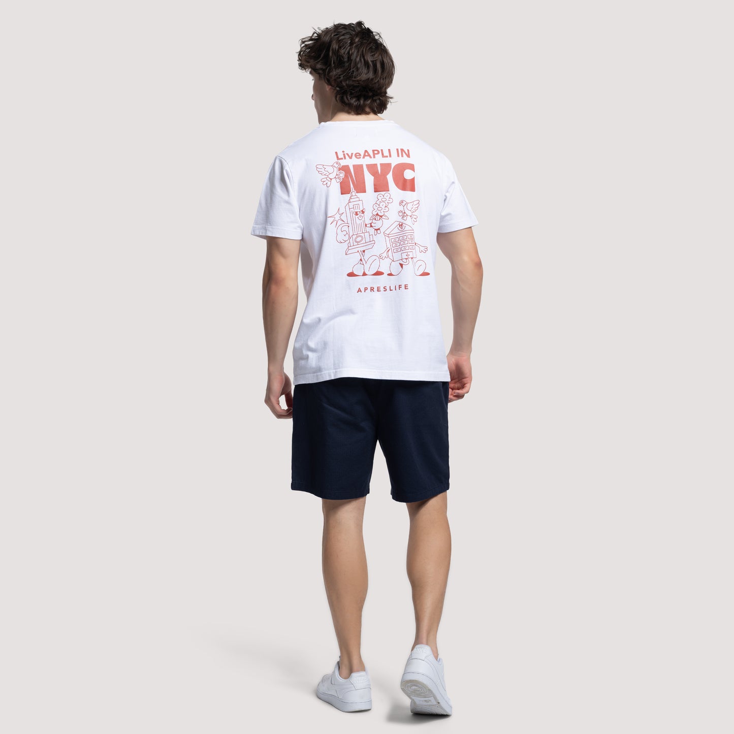 May Tee With Graphic Print - Live APLI In NY