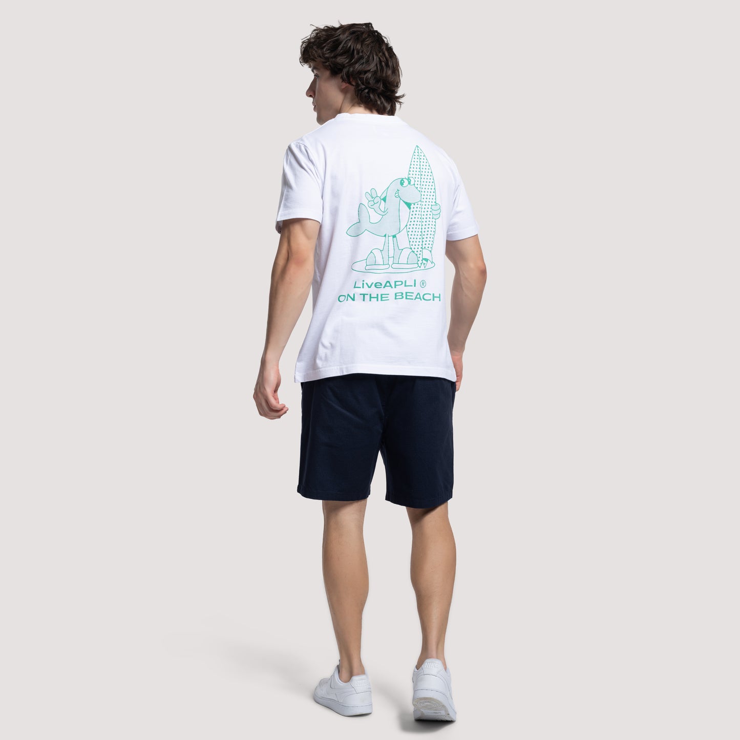 May Tee With Graphic Print - On The Beach