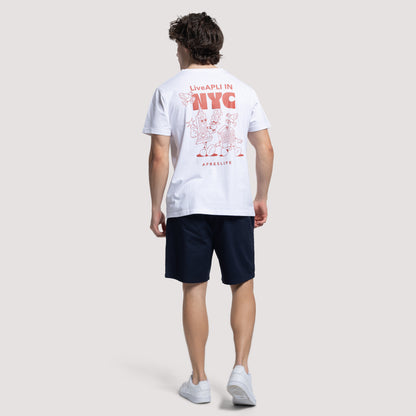 May Tee With Graphic Print - Live APLI In NY