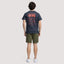 May Tee With Graphic Print - Live APLI In NY Navy