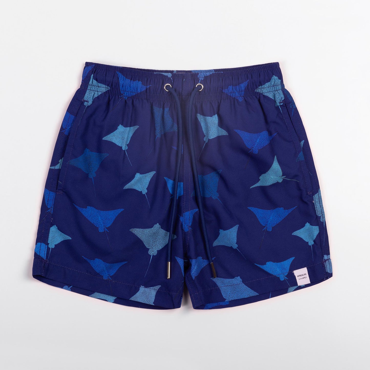 KIDS SWIM SHORTS KIDS MANTA in color BLUE - Front shot