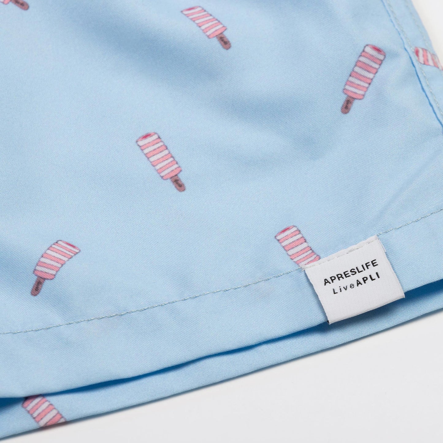 KIDS SWIM SHORTS KIDS TWISTER in color BLUE - Back shot