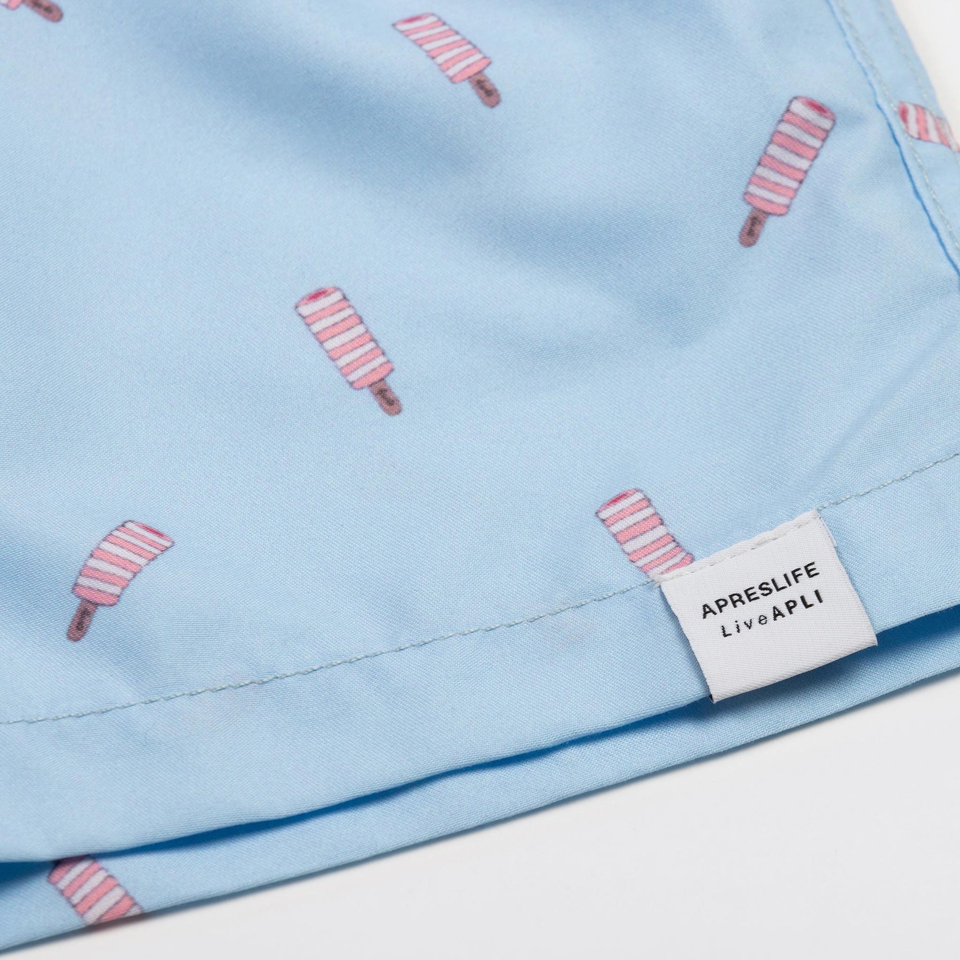 KIDS SWIM SHORTS KIDS TWISTER in color BLUE - Back shot