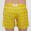 SWIM SHORTS PUFFINS in color YELLOW - Detail shot